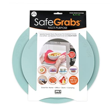 Safe Grabs: Multi-Purpose Silicone Original Microwave Mat - The Ultimate Kitchen Essential