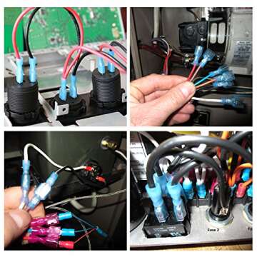 Nilight 200PCS Insulated Crimp Terminals for Easy Wiring