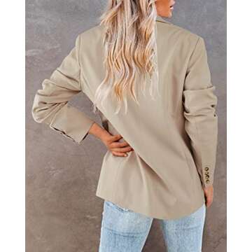Newffr Women's Casual Blazer - Stylish Office Jacket
