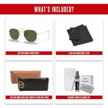 Ray-Ban RB3548 Hexagonal Sunglasses with G-15 Lenses