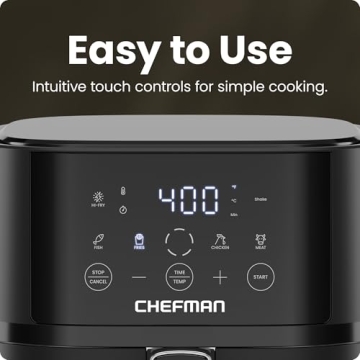 Chefman Air Fryer 4 QT Compact for Quick Easy Meals
