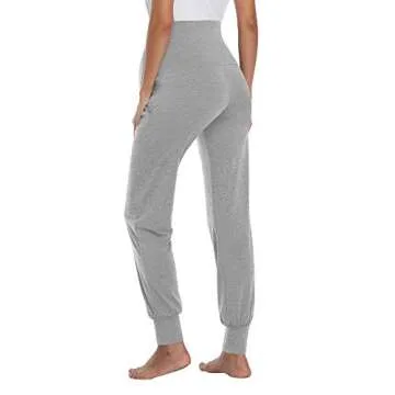 AMPOSH Maternity Pants – Comfy Stretchy Lounge Joggers