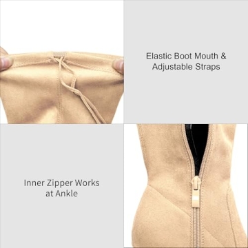 Vepose Women's Chic Thigh High Boots - Comfort Meets Style