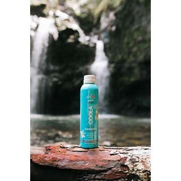COOLA Organic Sunscreen & Sunblock Spray, Skin Care for Daily Protection, Broad Spectrum SPF 50, Fragrance Free, 8 Fl Oz