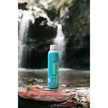 COOLA Organic Sunscreen & Sunblock Spray, Skin Care for Daily Protection, Broad Spectrum SPF 50, Fragrance Free, 8 Fl Oz