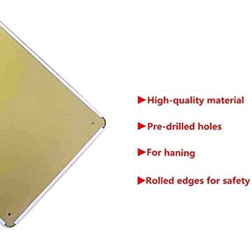 QISPIOD Keep Gate Closed No Matter What The Goats Tell You Farm Sign Outside Barn Gift Farm Life Farmer Love Farm Goat Lovers Retro Metal Tin Sign Coffee Bar Wall Decor 8x12inch