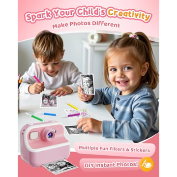 Children's Instant Print Camera for Kids 3-12
