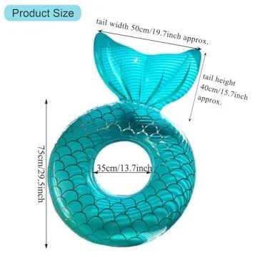 Inflatable Swimming Ring for Kids & Adults Pool Fun