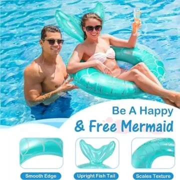 Inflatable Swimming Ring for Kids & Adults Pool Fun