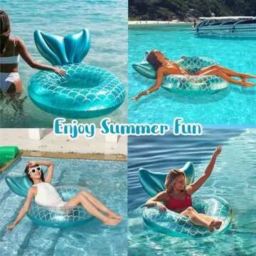 Inflatable Swimming Ring for Kids & Adults Pool Fun
