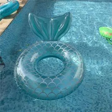 Inflatable Swimming Ring for Kids & Adults Pool Fun