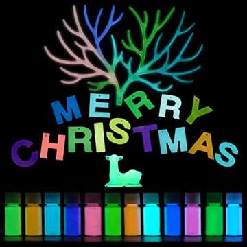 Glow in The Dark Powder for Arts & Crafts Activities