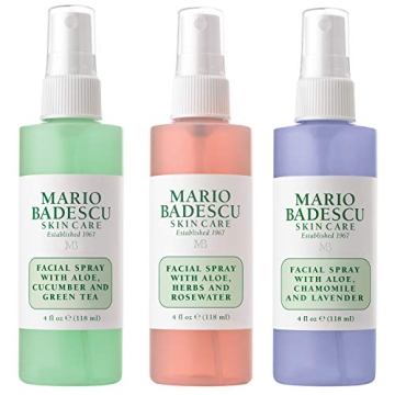 Mario Badescu Facial Spray Trio - Cucumber, Rose, Lavender Refreshing Mists