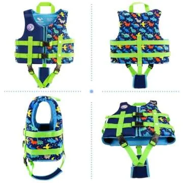 Pottwal Swim Vest for Kids - Buoyancy Aid in Cute Design (1-3 Years)