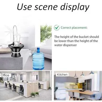 Electric Drinking Water Dispenser Pump for 2-5 Gallon Jugs