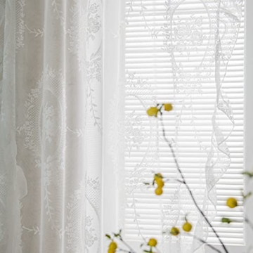Vintage Floral Sheer Panels for Romantic Decor