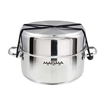 Magma 7 Piece Gourmet Cookware Set - Induction Ready and Oven Safe