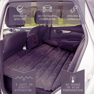 Zone Tech Inflatable Car Mattress for Travel Comfort
