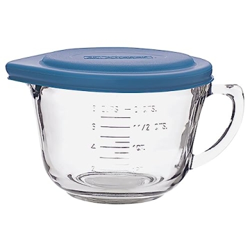 Anchor Hocking 2 Quart Mixing Bowl with Blue Lid
