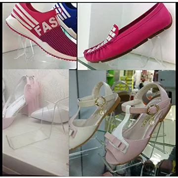 Wresty Acrylic Shoe Display Stands for Home or Retail