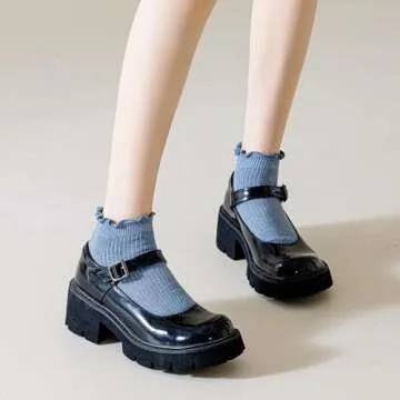 Mcool Mary Womens Ankle Ruffle Socks Casual Cotton Frilly Breathable Cute Knit Lettuce Trim No Show Socks 6 Pack