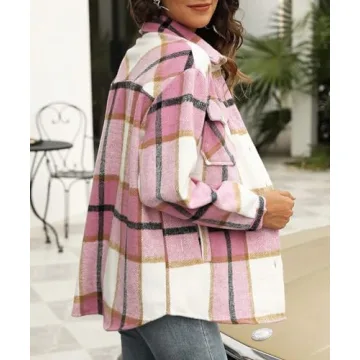 Stylish Women's Flannel Shacket for Warmth and Comfort