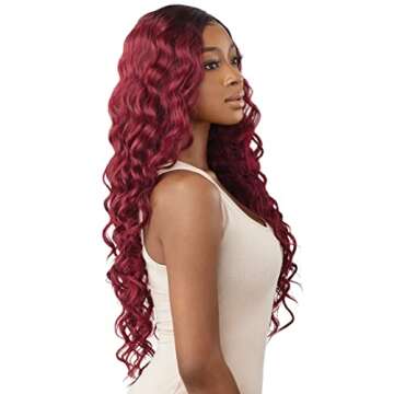 Outre SleekLay Part HD Lace Front Wig SHALINI (DR Red Velvet)