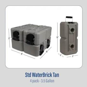 WaterBrick Water Storage Containers for Emergency Preparedness