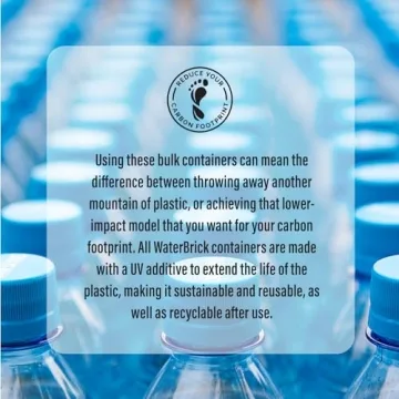 WaterBrick Water Storage Containers for Emergency Preparedness