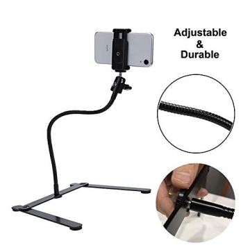 Flexible Overhead Tripod for Video Recording and Live Streaming