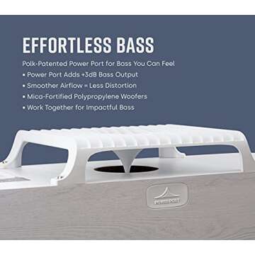 Polk Signature Elite ES15 Bookshelf Speaker - Hi-Res Audio Certified, Dolby Atmos & DTS:X Compatible, 1" Tweeter & 5.25" Woofer, Power Port Technology for Effortless Bass (Pair, Elegant White-Washed)