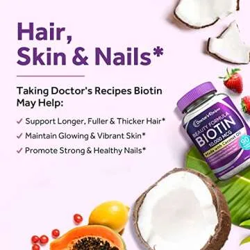 Doctor's Recipes Biotin 10,000 mcg for Hair & Skin Health