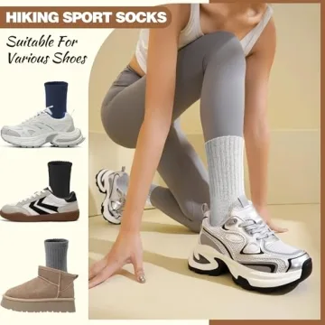 EBMORE Women's Wool Thermal Socks for Winter Comfort