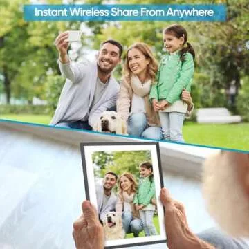 ARZOPA Digital Picture Frame 15.6" & 10.1" WiFi Digital Electronic Photo Frame with 32GB Storage