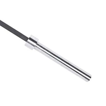 CAP Barbell THE BEAST Olympic Bar | For Weightlifting and Power Lifting, THE BEAST - Black/Chrome, No Center Knurl, 7' Olympic