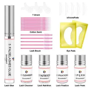 Lash Lift kit Eyelash Perm Kit,Professional Eyelash perming kit,Suitable for Salon at Home,Including...
