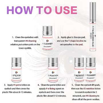Professional Lash Lift Kit for Beautiful Eyelashes at Home