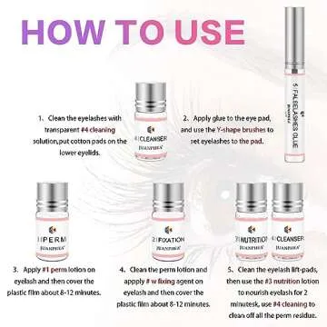 Professional Lash Lift Kit for Beautiful Eyelashes at Home