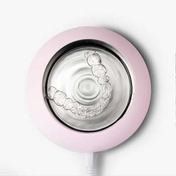 Zima Dental Pod | Rose Pink | Ultrasonic Retainer Cleaner Machine