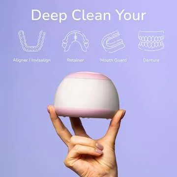 Zima Dental Pod Ultrasonic Cleaner for Retainers and Aligners