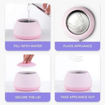 Zima Dental Pod Ultrasonic Cleaner for Retainers and Aligners
