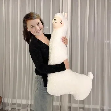 Hofun4U 39 Inch Llama Plush Pillow for Cozy Comfort