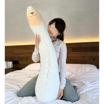 Hofun4U 39 Inch Llama Plush Pillow for Cozy Comfort