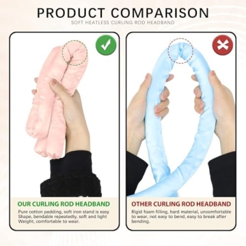 Gosuoa Heatless Curling Rod Rollers for Perfect Curls