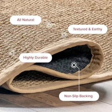 nuLOOM 2x6 Elijah Seagrass Area Rug for Every Room