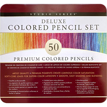 Studio Series Deluxe Colored Pencil Set - 50 Count