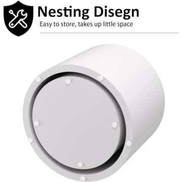 Durable KEVINSPACE Nesting Coffee Table Set for Small Spaces