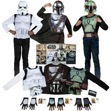 STAR WARS The Mandalorian Child Costume Dress-Up Trunk - Ultimate Fun Set for Kids