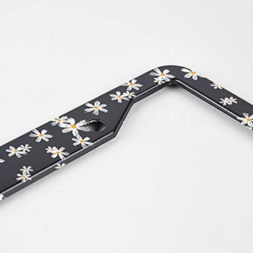 Beabes Elegant Flower License Plate Frame for Cars