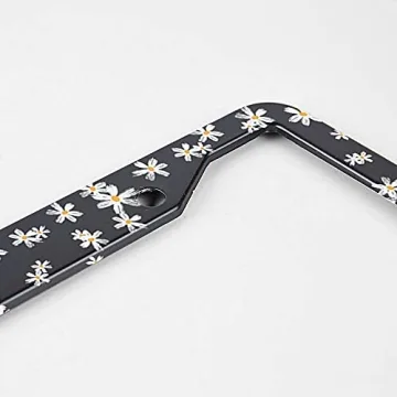 Beabes Elegant Flower License Plate Frame for Cars